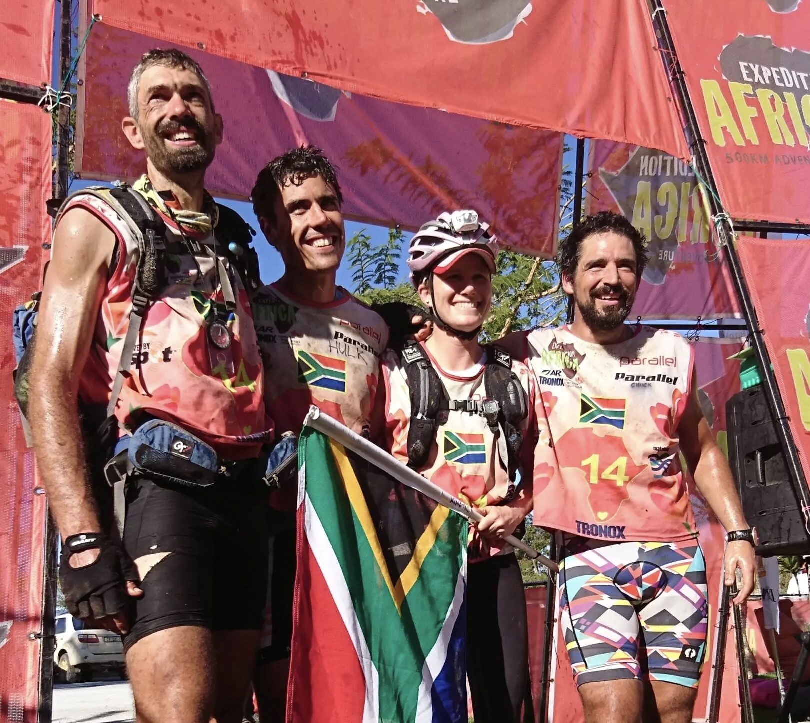 Ronald with Team Parallel at Expedition Africa