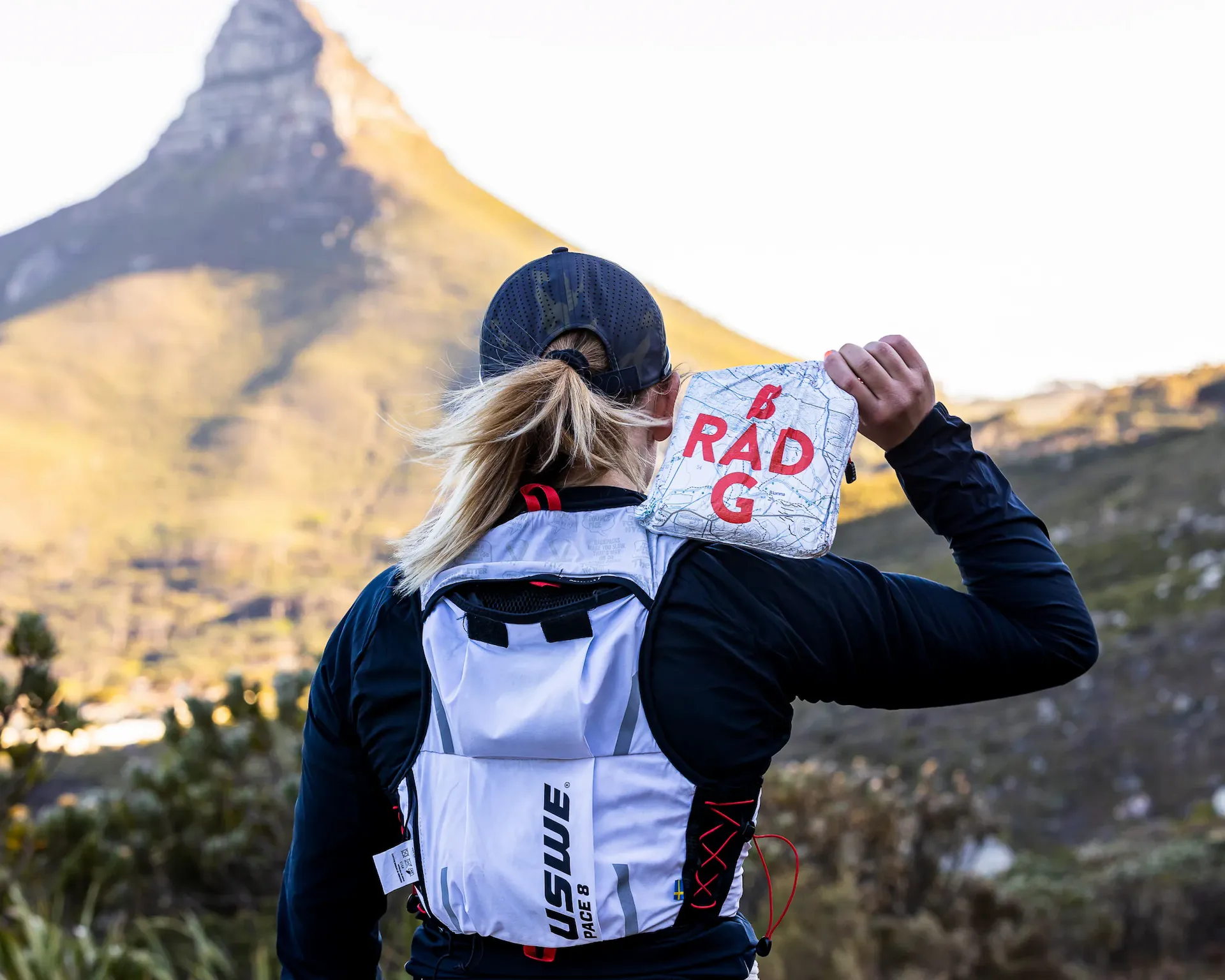 RADBAG adventure gear in the mountains
